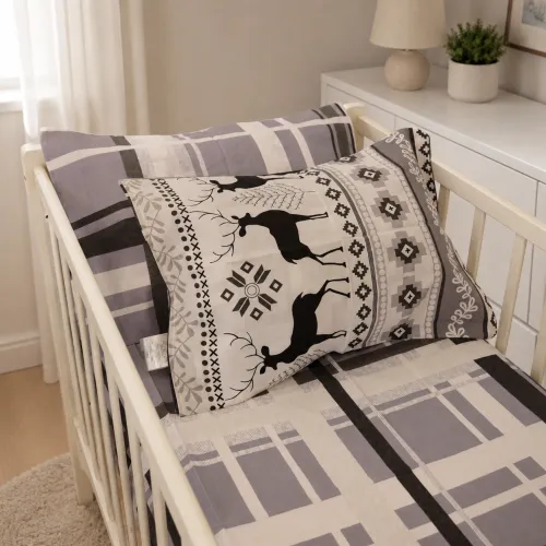Комплект постельного белья Бязь BABY 17-0654 Reindeer - 5