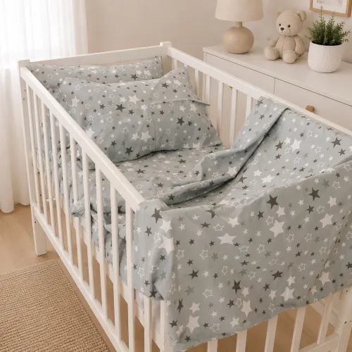 Комплект постельного белья Ranforce Elite LITTLE KIDS 17-0660 Gray sky - 1