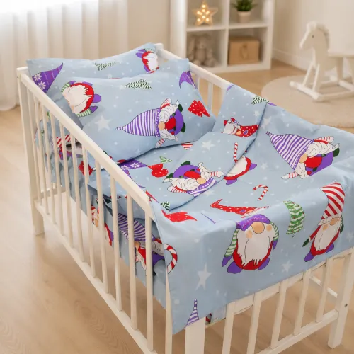 Комплект постельного белья Ranforce Elite LITTLE KIDS 17-0683 Holly Jolly - 1
