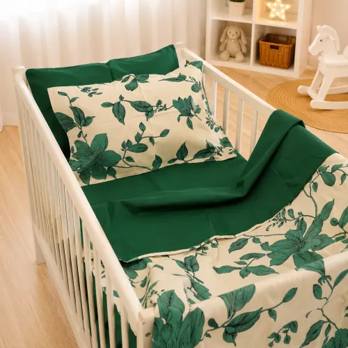 Комплект постельного белья Бязь LITTLE KIDS 17-0719 Foliage on White - 1