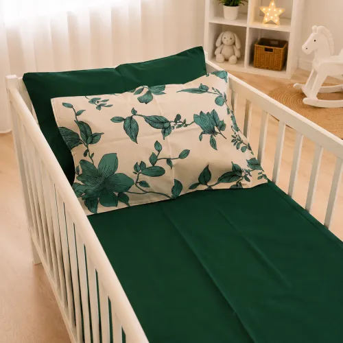 Комплект постельного белья Ranforce Elite LITTLE KIDS 17-0719 Foliage on White - 5
