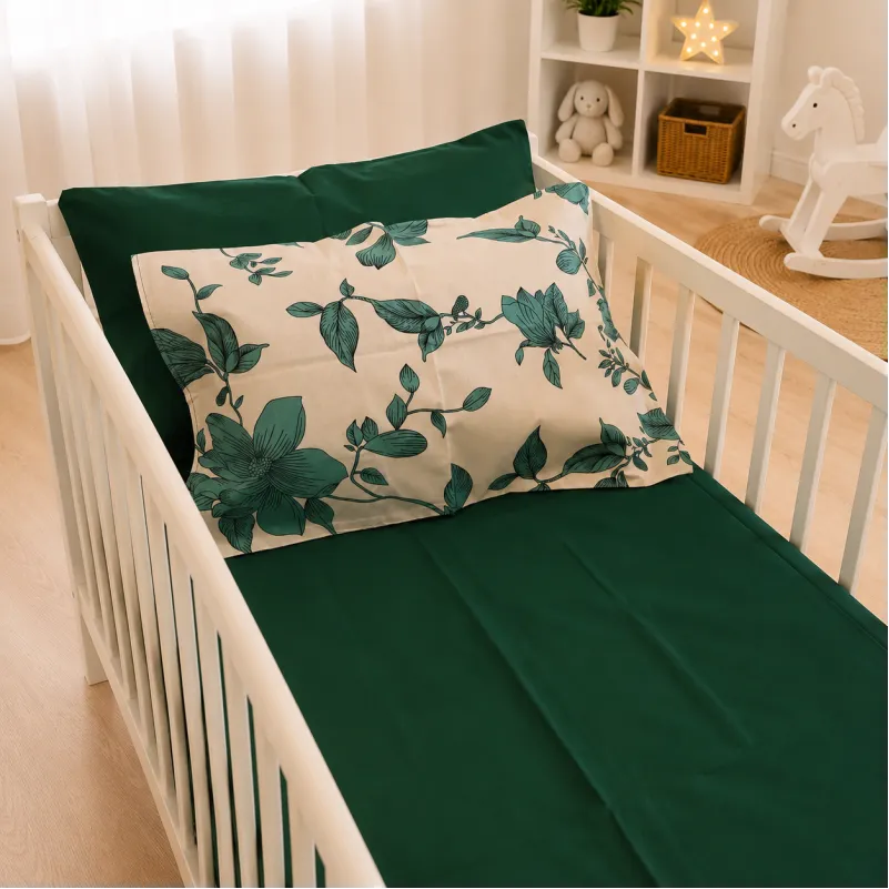 Комплект постельного белья Ranforce Elite LITTLE KIDS 17-0719 Foliage on White - 4
