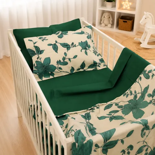 Комплект постельного белья Ranforce Elite LITTLE KIDS 17-0719 Foliage on White - 1