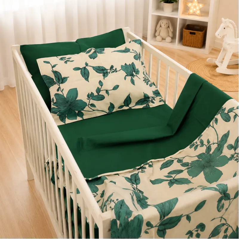 Комплект постельного белья Ranforce Elite LITTLE KIDS 17-0719 Foliage on White