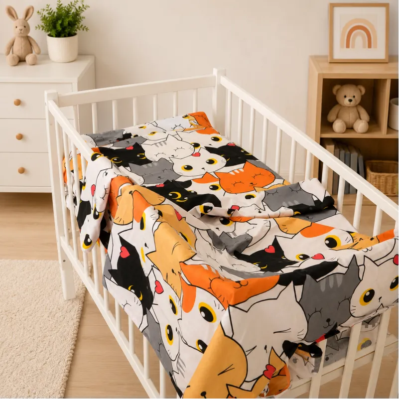 Комплект постельного белья Бязь BABY 17-0769 Funny Cat Фото - 6