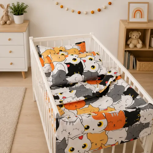 Комплект постельного белья Ranforce Elite LITTLE KIDS 17-0769 Funny Cat - 1