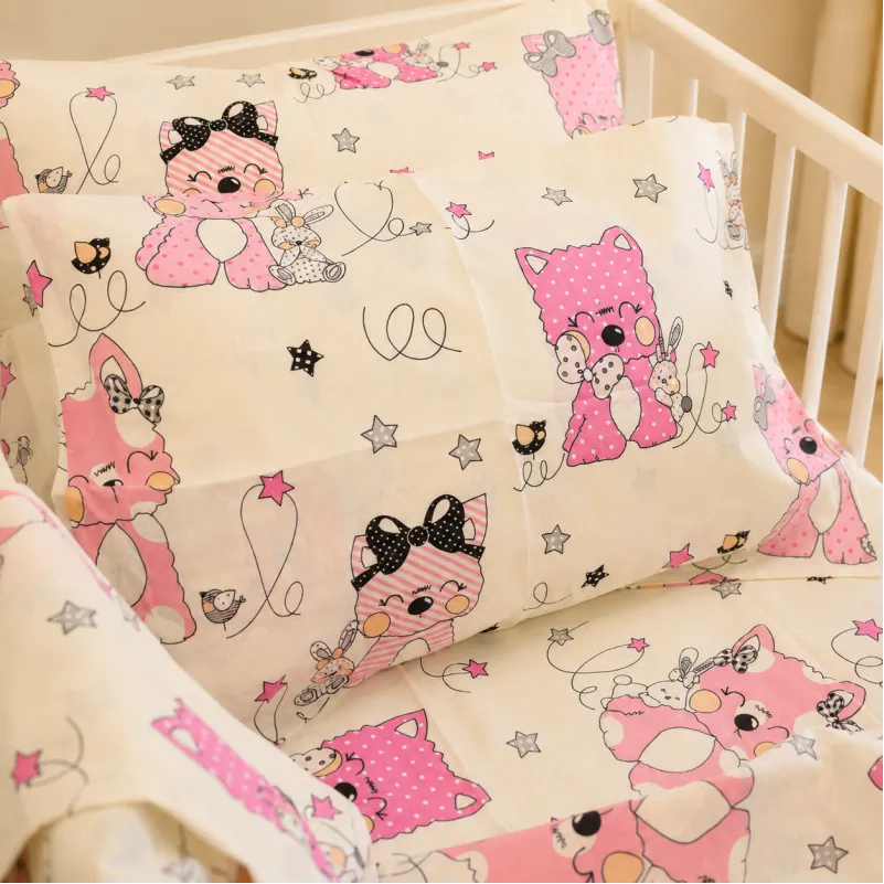 Комплект постельного белья Ranforce Elite LITTLE KIDS 17-0776 Magic cats pink Фото - 6