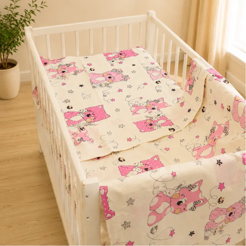 Комплект постельного белья Ranforce Elite LITTLE KIDS 17-0776 Magic cats pink Фото - 7