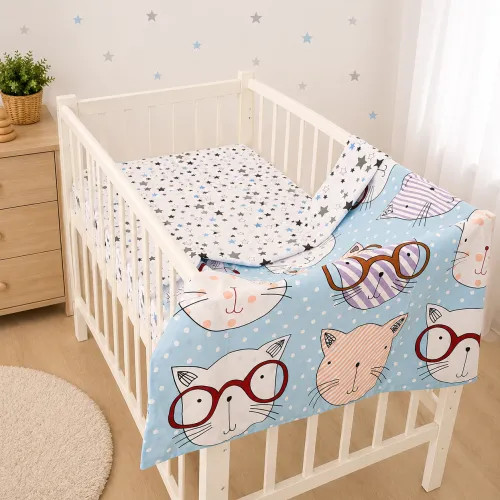 Комплект постельного белья Ranforce Elite LITTLE KIDS 17-0785 Funny cats - 5