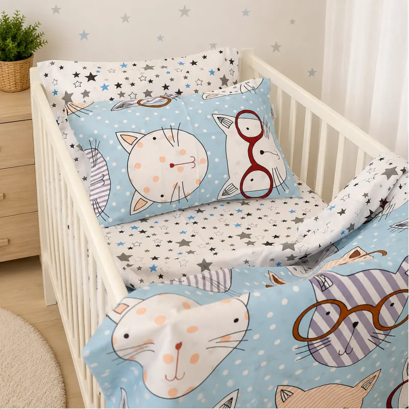 Комплект постельного белья Ranforce Elite LITTLE KIDS 17-0785 Funny cats Фото - 7