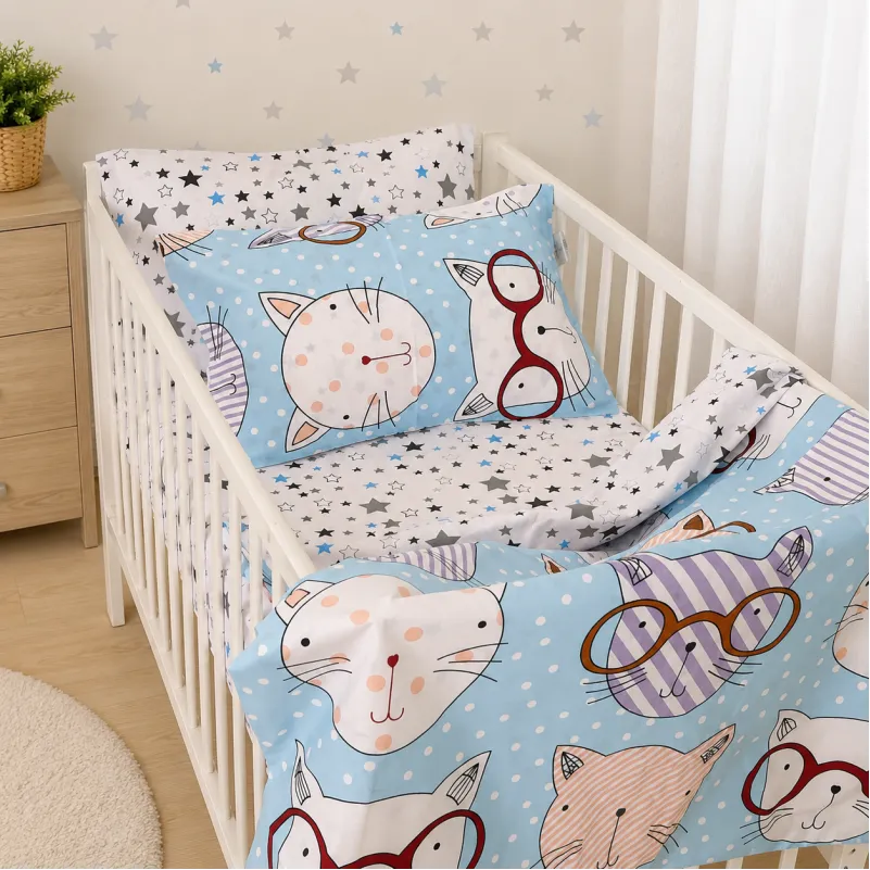 Комплект постельного белья Ranforce Elite LITTLE KIDS 17-0785 Funny cats