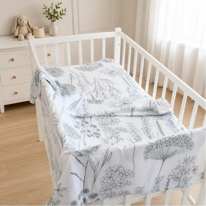 Комплект постільної білизни Бязь BABY 17-0827 Dandelion meadow Фото - 6