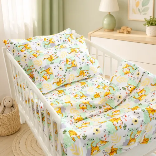 Комплект постільної білизни Ranforce Elite LITTLE KIDS 17-0971 Kittens in Nature - 1