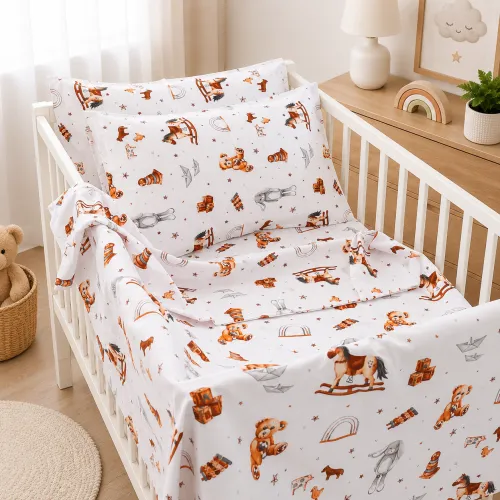 Комплект постельного белья Ranforce Elite BABY 17-0972 Little Stories - 1