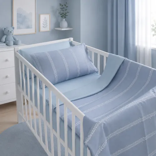 Комплект постельного белья Сатин LITTLE KIDS 22-1378 Silver Vine - 1