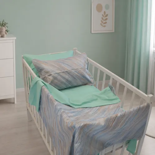 Комплект постільної білизни Сатин BABY 22-1416 Pastel Dream - 1