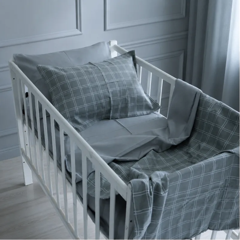 Комплект постільної білизни Сатин LITTLE KIDS 22-1424 Light cell