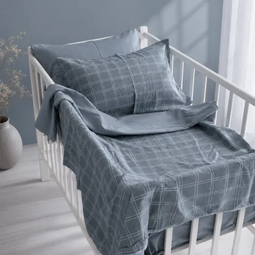 Комплект постільної білизни Сатин BABY 22-1424 Light cell - 1