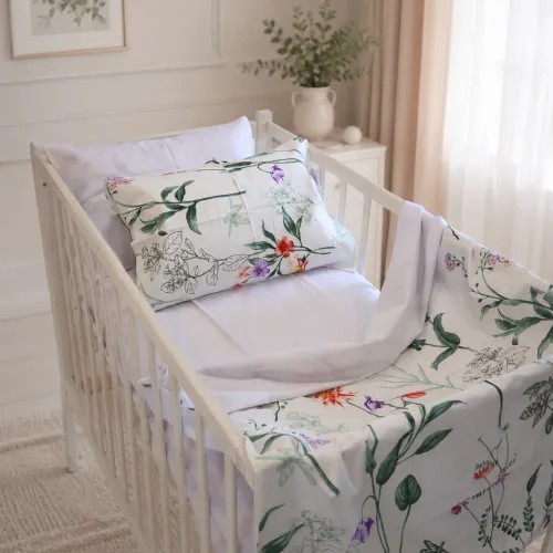 Комплект постельного белья Сатин LITTLE KIDS 22-1431 Meadow floral - 1
