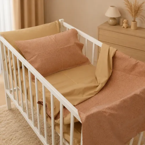 Комплект постельного белья Сатин LITTLE KIDS 22-1444 Gentle Peach Glow - 1