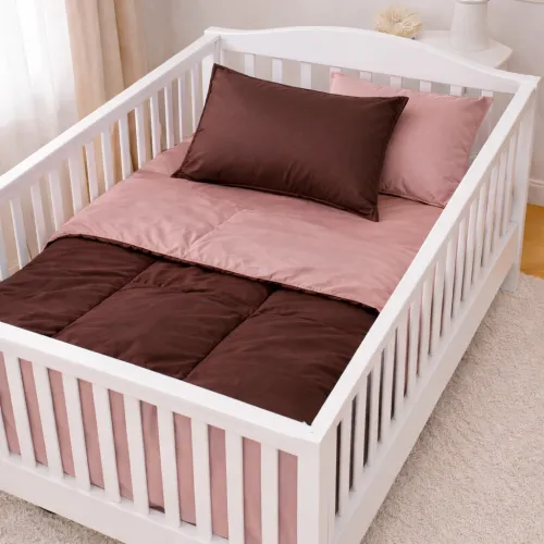 Комплект постельного белья Сатин BABY Cappuccino 0165+0211 - 1