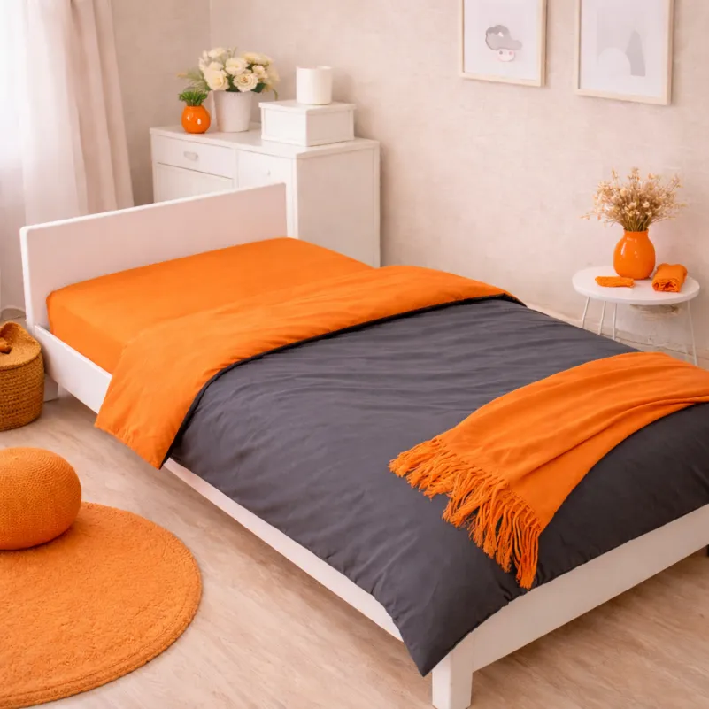 Комплект постельного белья Бязь JUNIOR Erminia (13-1027 + 16-5803) - 5