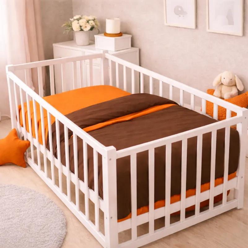 Комплект постельного белья Бязь LITTLE KIDS Evelina (13-1027 + 15-1511) - 4
