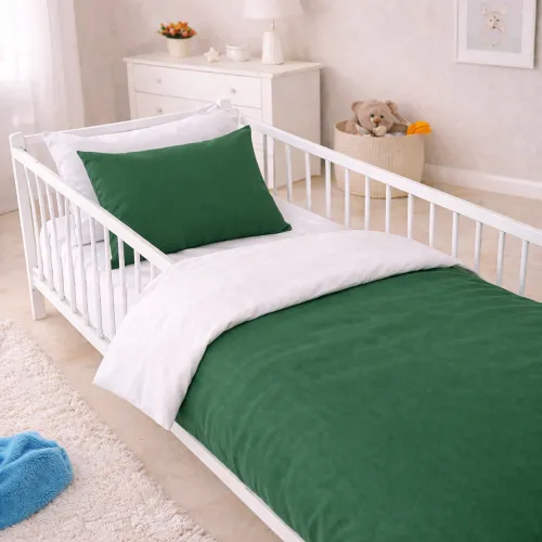 Комплект постельного белья Бязь LITTLE KIDS Green Diego (11-2107+18-0130)