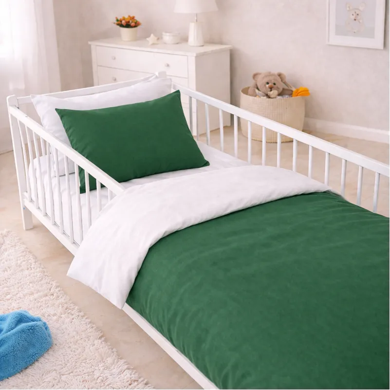 Комплект постельного белья Бязь LITTLE KIDS Green Diego (11-2107+18-0130)
