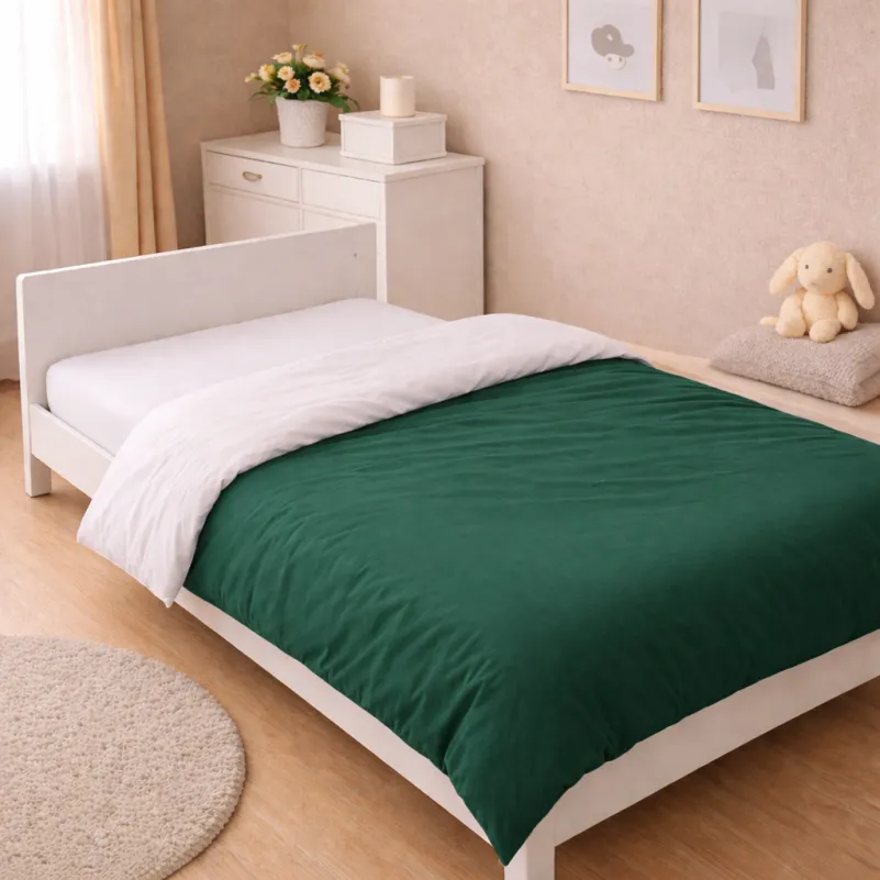 Комплект постельного белья Бязь JUNIOR Green Diego (11-2107+18-0130) - 6