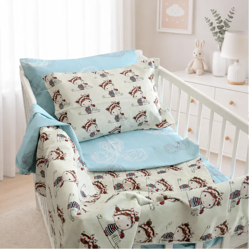 Комплект постельного белья Бязь BABY 20-0031 Ladybug