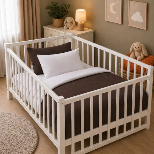 Комплект постельного белья Ranforce Elite BABY Mocco (11-2107+19-1217) - 1