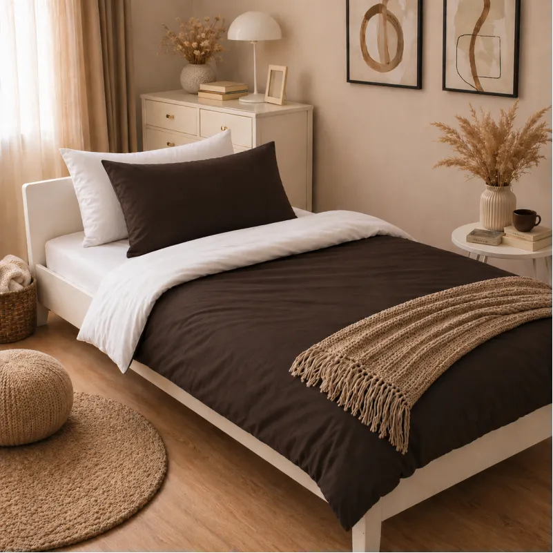 Комплект постельного белья Бязь JUNIOR Mocco(11-2107+19-1217)