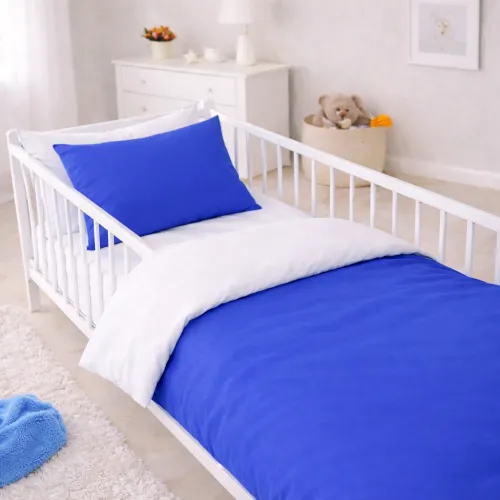Комплект постельного белья Бязь LITTLE KIDS Pablo Blue(11-2107+19-4150)