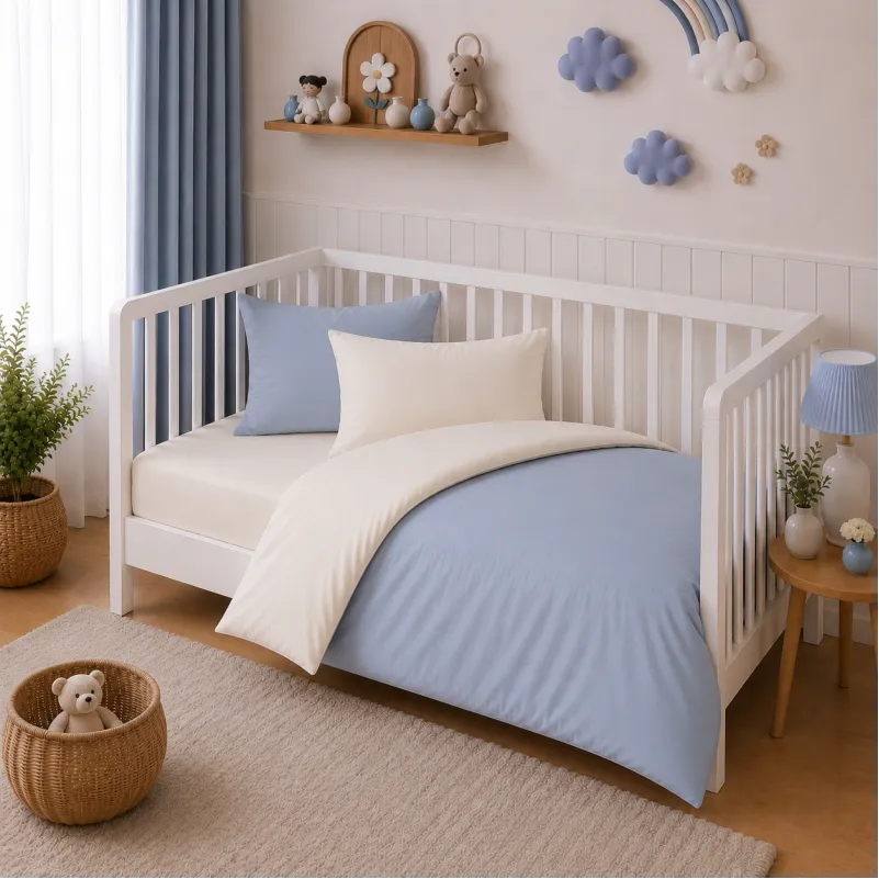 Комплект постільної білизни Поплін BABY Poplin Line 002 + 054 Geraldine