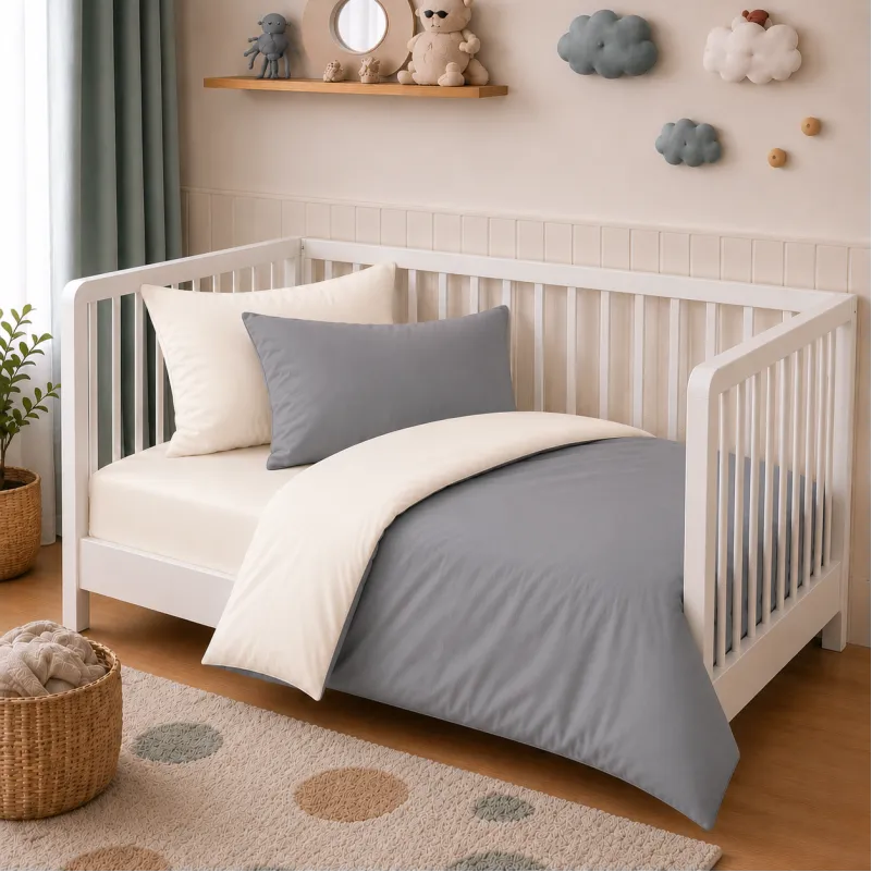 Комплект постільної білизни Поплін BABY Poplin Line 002 + 056 Kathleen