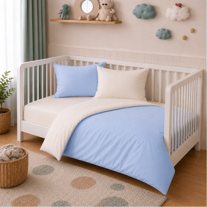 Комплект постільної білизни Поплін BABY Poplin Line 002 + 067 Maricel