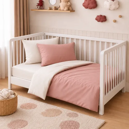 Комплект постельного белья Поплин BABY Poplin Line 002 + 015 Lorena - 1