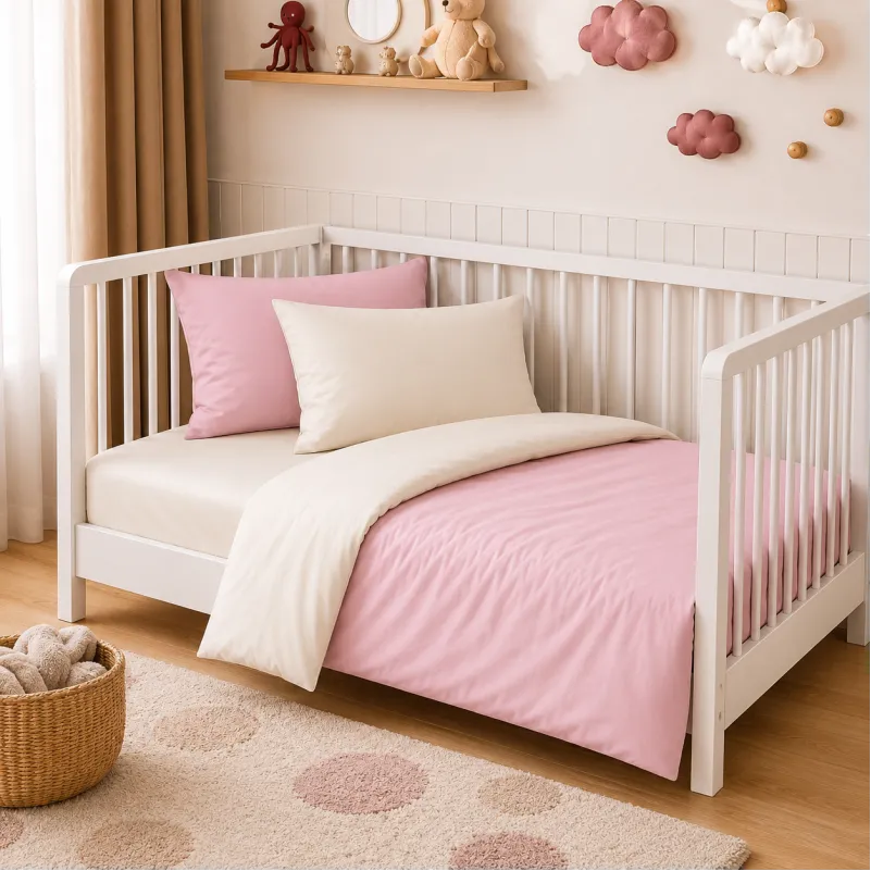 Комплект постільної білизни Поплін BABY Poplin Line 002 + 018 Abegail