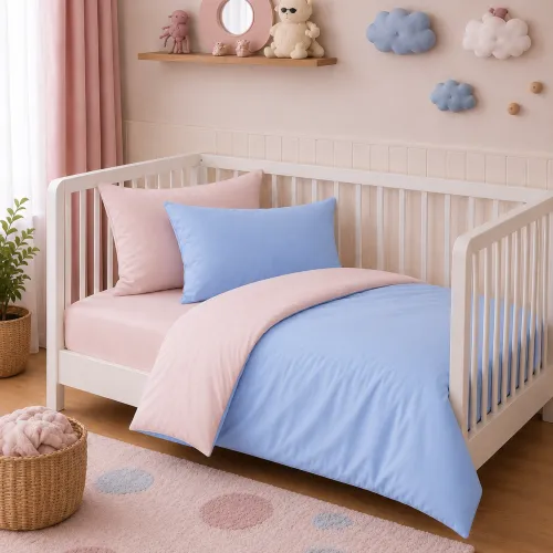 Комплект постельного белья Поплин BABY Poplin Line 015 + 067 Kimberly - 1