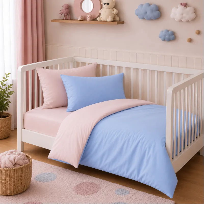 Комплект постільної білизни Поплін BABY Poplin Line 015 + 067 Kimberly