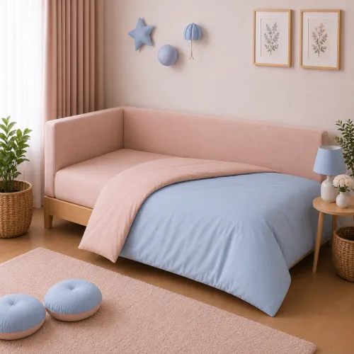 Комплект постельного белья JUNIOR Poplin Line 015 + 067 Kimberly - 5