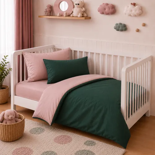 Комплект постельного белья Поплин BABY Poplin Line 015 + 091 Hanna - 1