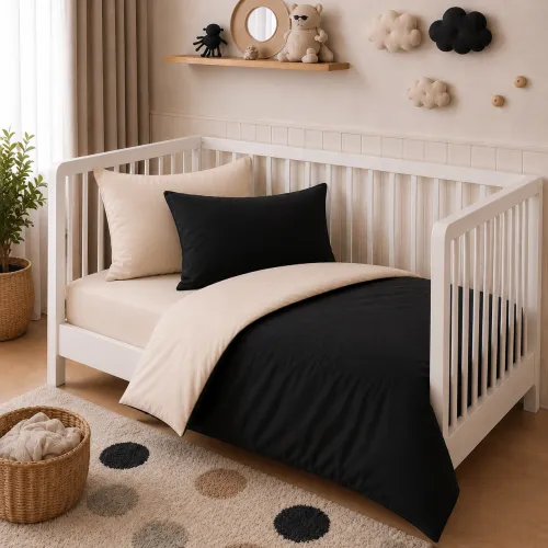 Комплект постельного белья Поплин BABY Poplin Line 015 + 099 Azhlei - 1