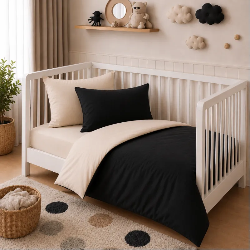 Комплект постільної білизни Поплін BABY Poplin Line 015 + 099 Azhlei