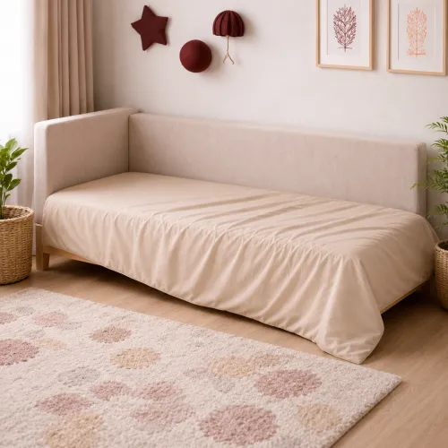 Комплект постельного белья JUNIOR Poplin Line 015 + 041 Honey - 5