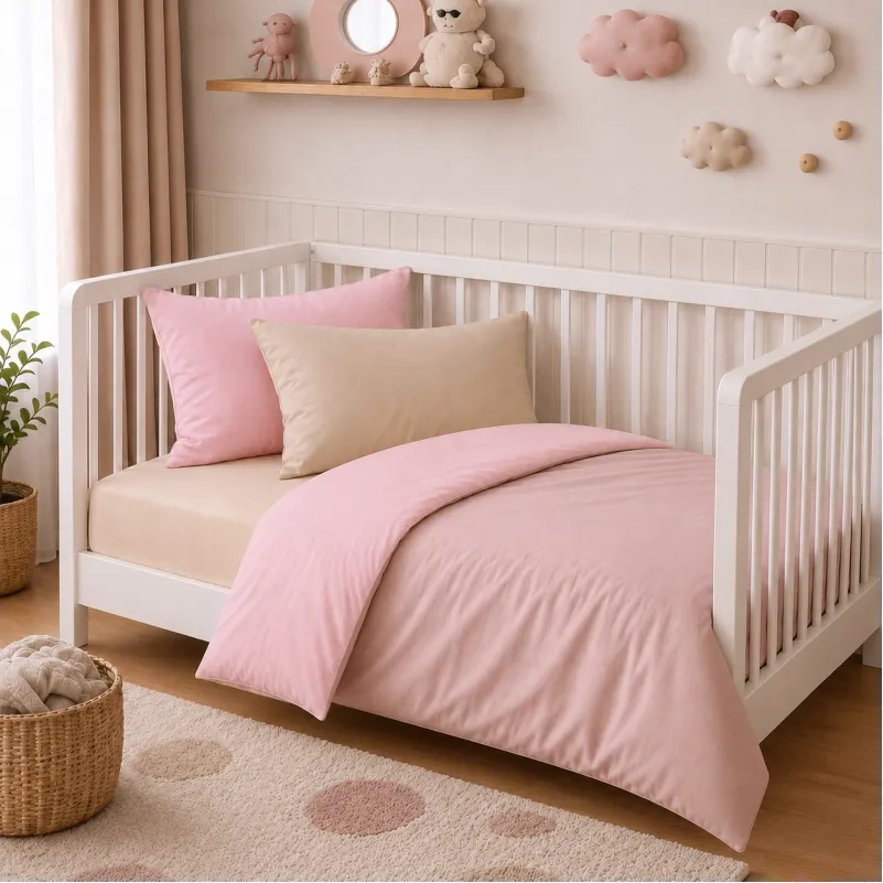 Комплект постільної білизни Поплін BABY Poplin Line 018 + 015 Huskar