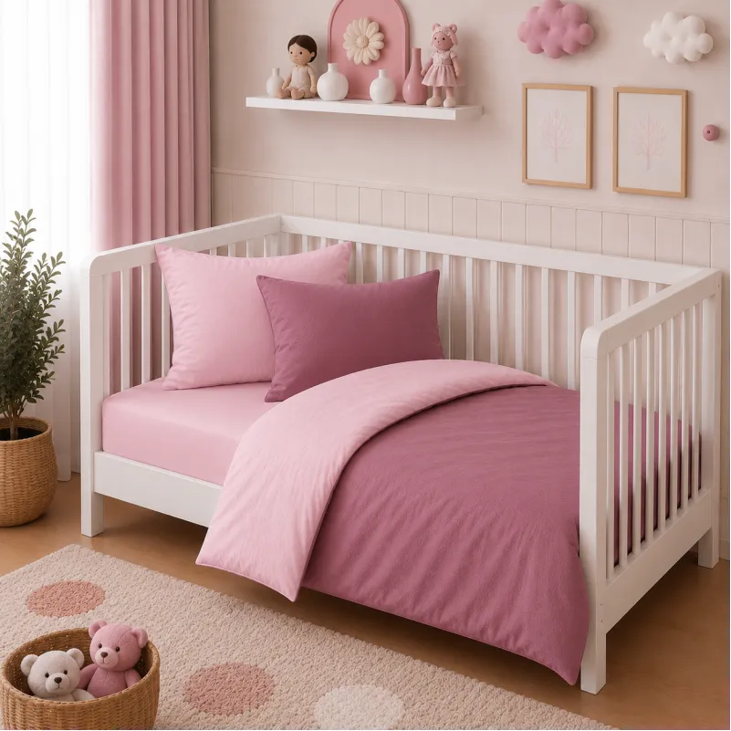 Комплект постільної білизни Поплін BABY Poplin Line 018 + 041 Dahlia