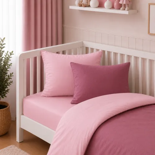 Комплект постельного белья Поплин BABY Poplin Line 018 + 041 Dahlia - 5