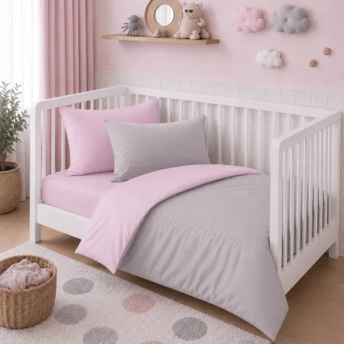 Комплект постельного белья Поплин BABY Poplin Line 018 + 054 Richelle - 1